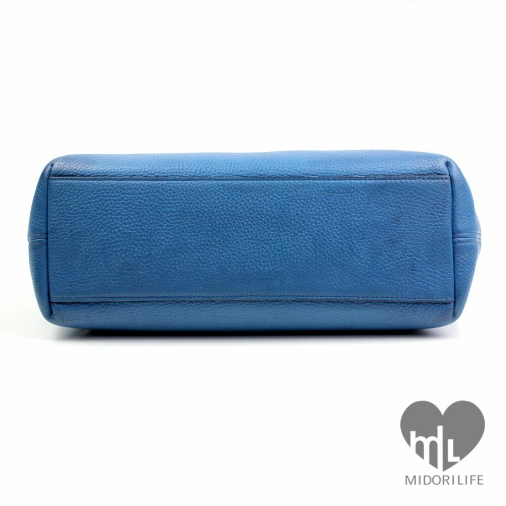 COACH Sophia Polished Pebbled Leather Tote - Picture 5 of 15